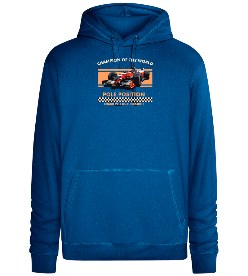 Champion of the World Design - Premium unisex hoodie_ROYAL_front