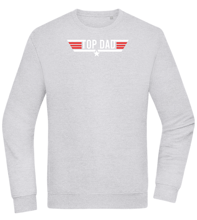 Top Dad Design - Comfort Essential Unisex Sweater_ORION GREY II_front