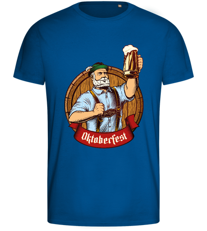 Oktoberfest Man Design - Basic men's fitted t-shirt_ROYAL_front