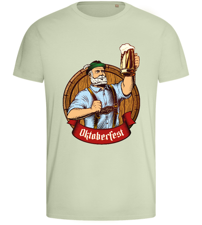 Oktoberfest Man Design - Basic men's fitted t-shirt_SILESTONE_front