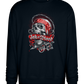 Ink And Blood Skull Design - Comfort Essential Unisex Sweater_BLACK_front