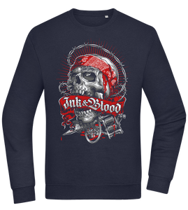 Ink And Blood Skull Design - Comfort Essential Unisex Sweater