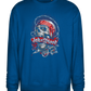 Ink And Blood Skull Design - Comfort Essential Unisex Sweater_ROYAL_front