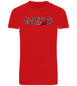 Alles Fing Mit Einer Tüte An Design - Basic Unisex T-Shirt