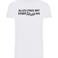 Alles Fing Mit Einer Tüte An Design - Basic Unisex T-Shirt_WHITE_front