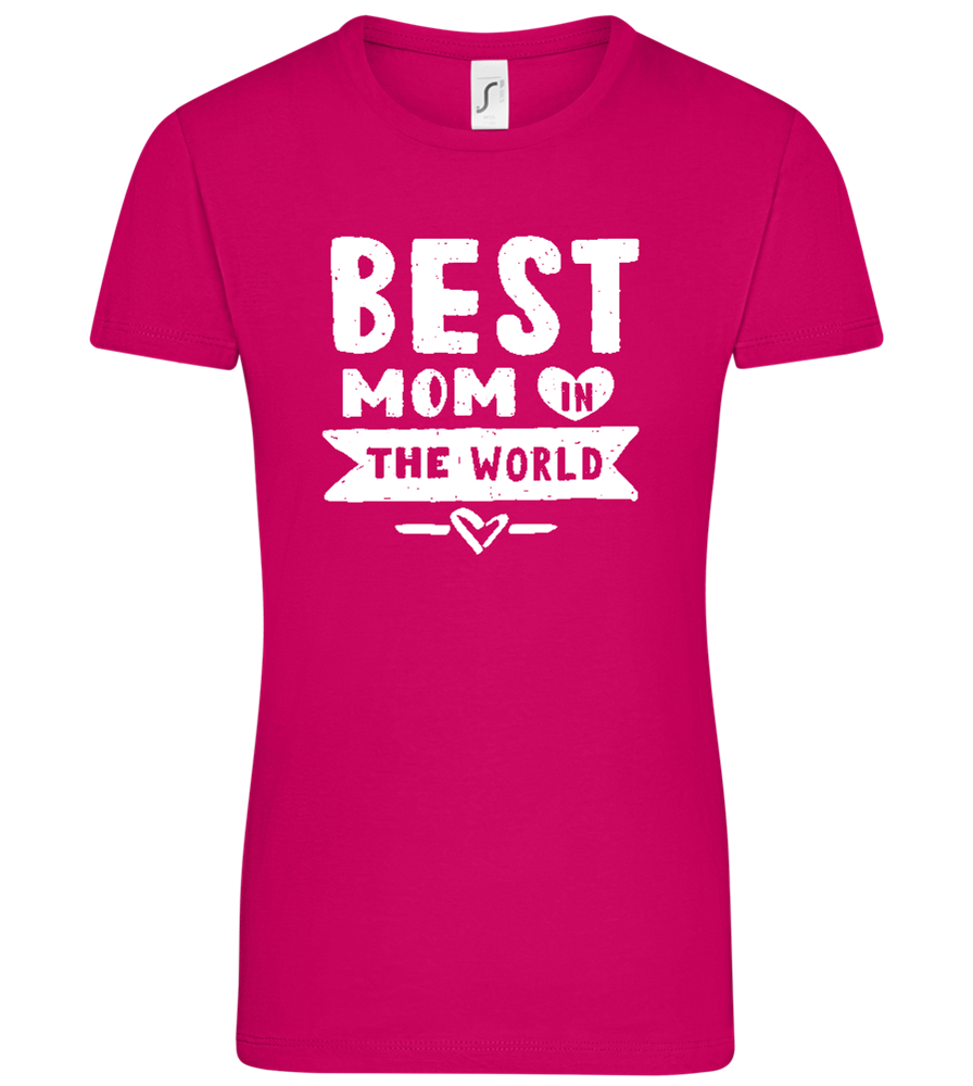 Best Mom Design - Comfort women's t-shirt_FUCHSIA_front
