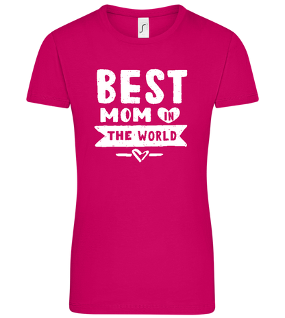 Best Mom Design - Comfort women's t-shirt_FUCHSIA_front