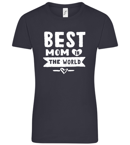 Best Mom Design - Comfort women's t-shirt_MARINE_front