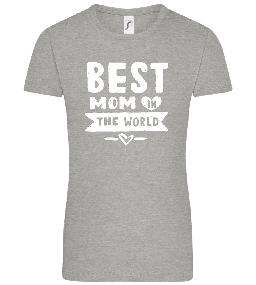 Best Mom Design - Comfort women's t-shirt_ORION GREY_front