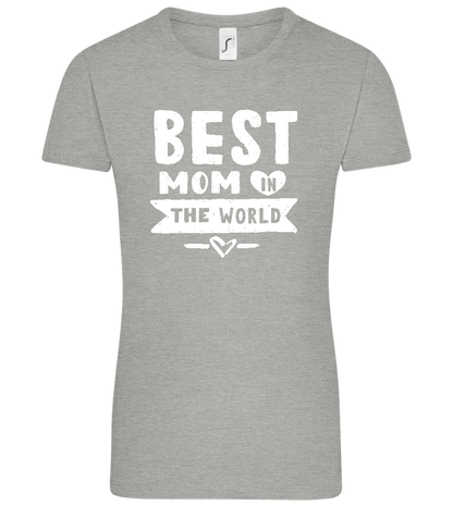 Best Mom Design - Comfort women's t-shirt_ORION GREY_front