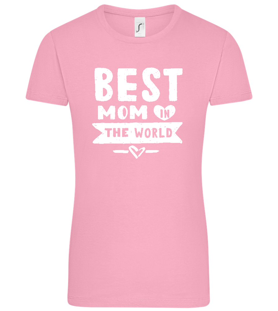 Best Mom Design - Comfort women's t-shirt_PINK ORCHID_front