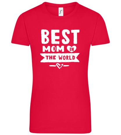 Best Mom Design - Comfort women's t-shirt_RED_front