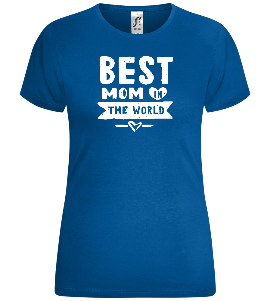 Best Mom Design - Comfort women's t-shirt_ROYAL_front