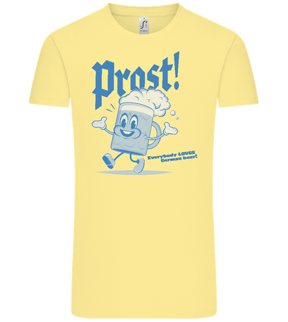 Prost Beer Design - Comfort Unisex T-Shirt_AMARELO CLARO_front