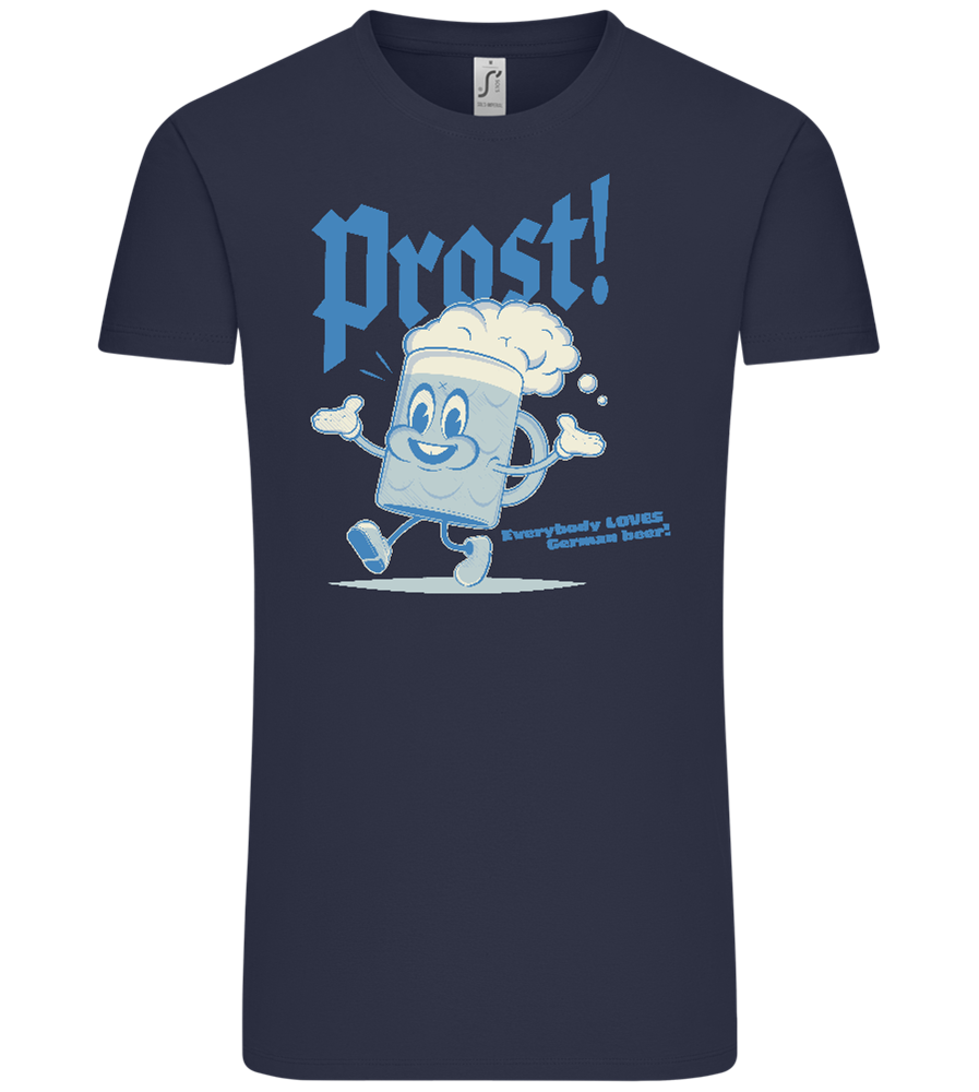 Prost Beer Design - Comfort Unisex T-Shirt_FRENCH NAVY_front