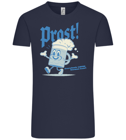 Prost Beer Design - Comfort Unisex T-Shirt_FRENCH NAVY_front