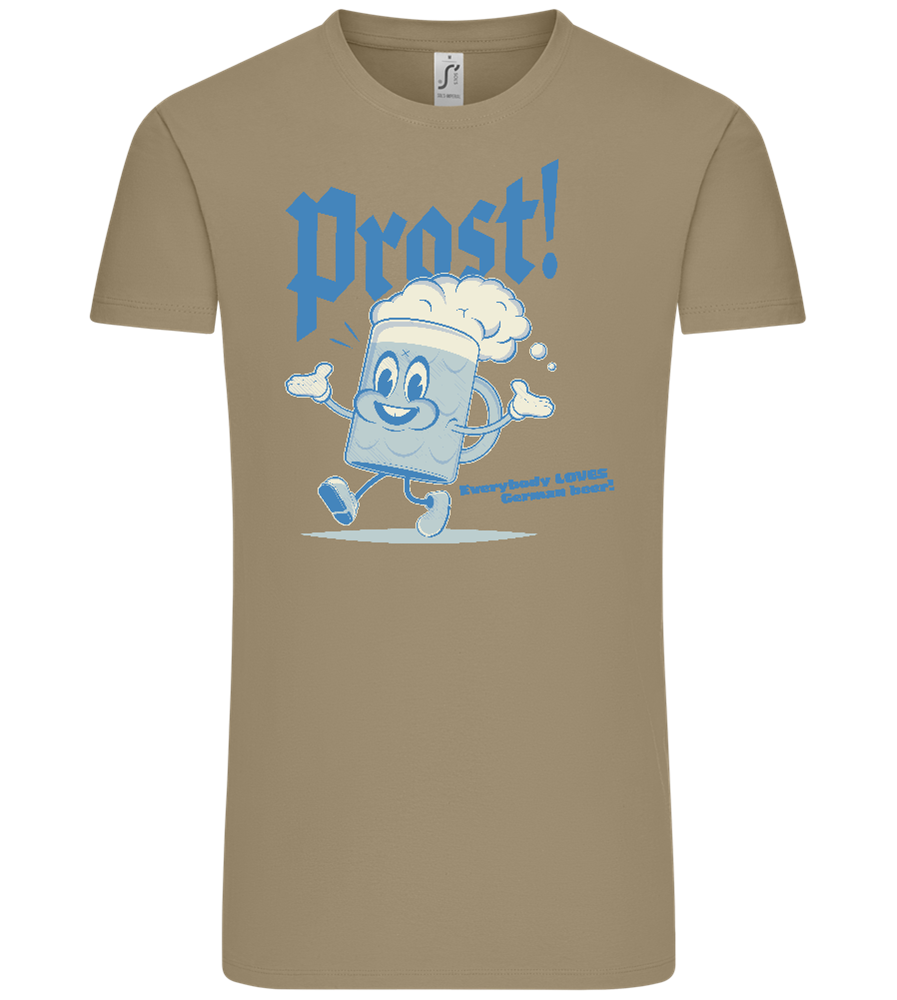 Prost Beer Design - Comfort Unisex T-Shirt_KHAKI_front