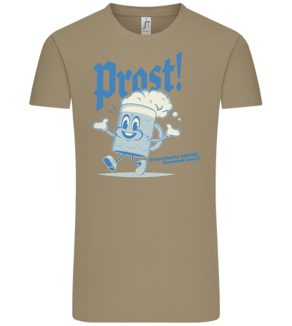 Prost Beer Design - Comfort Unisex T-Shirt_KHAKI_front