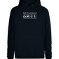 Periodic Table Genius Design - Premium unisex hoodie_BLACK_front