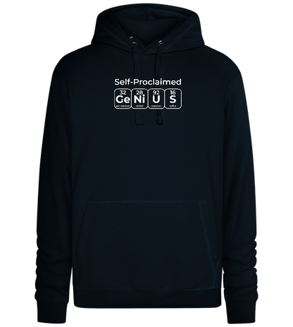 Periodic Table Genius Design - Premium unisex hoodie_BLACK_front