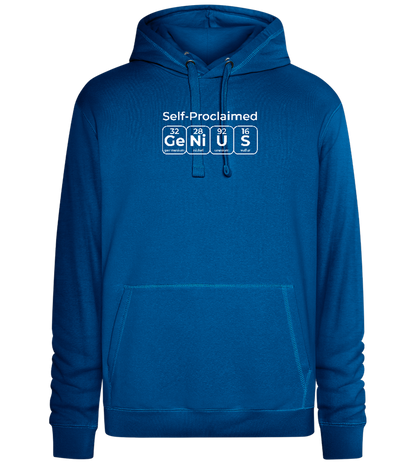 Periodic Table Genius Design - Premium unisex hoodie_ROYAL_front