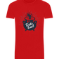Trick or Treat Cauldron Design - Basic Unisex T-Shirt_RED_front