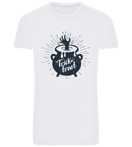 Trick or Treat Cauldron Design - Basic Unisex T-Shirt