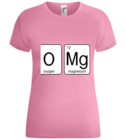 O-M-G Design - Comfort women's t-shirt_PINK ORCHID_front