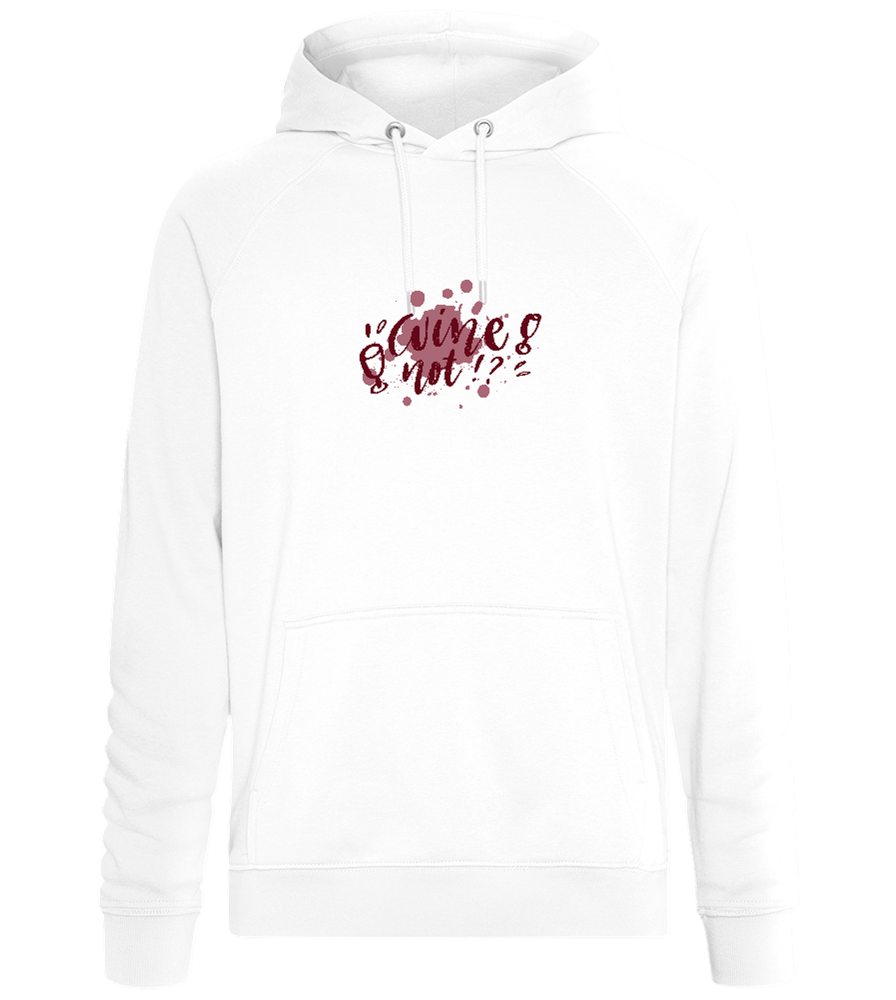 Wine Not Design - Comfort unisex hoodie_WHITE_front