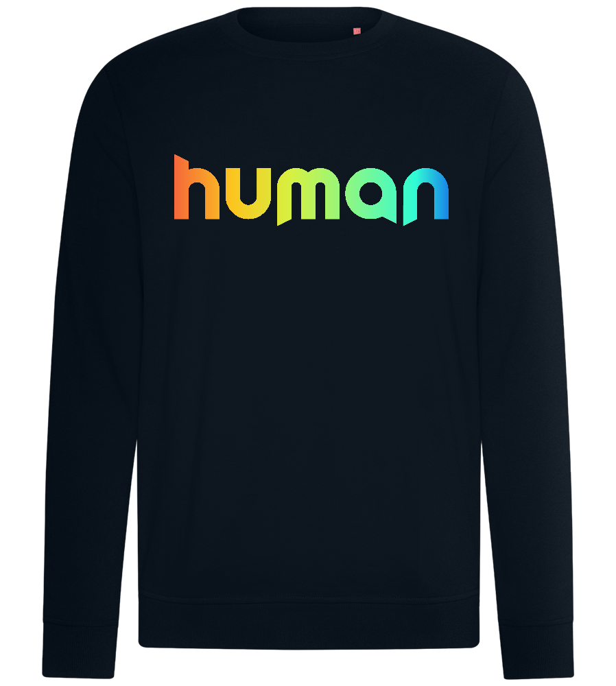 Colourful Human Design - Comfort unisex sweater_BLACK_front