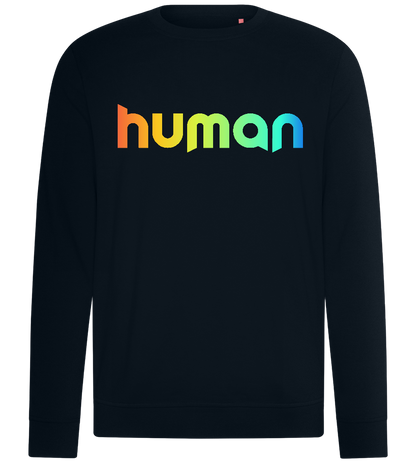 Colourful Human Design - Comfort unisex sweater_BLACK_front