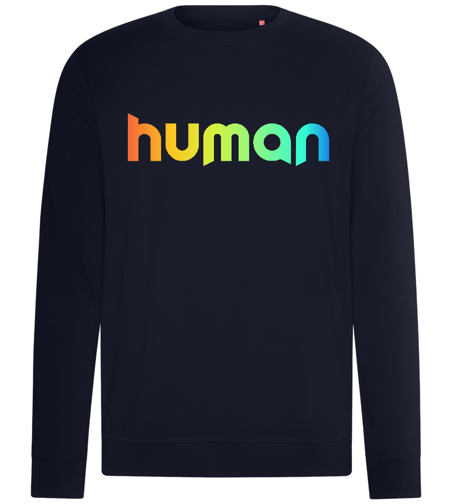 Colourful Human Design - Comfort unisex sweater_FRENCH NAVY_front