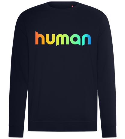 Colourful Human Design - Comfort unisex sweater_FRENCH NAVY_front