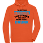 Only Here To Get Drunk Design - Comfort unisex hoodie_BURNT ORANGE_front