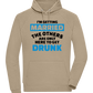 Only Here To Get Drunk Design - Comfort unisex hoodie_KHAKI_front