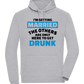 Only Here To Get Drunk Design - Comfort unisex hoodie_ORION GREY II_front