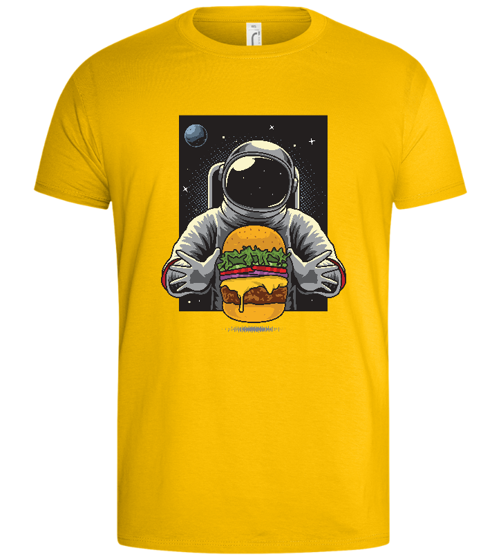 Astroburger Design - Basic men's t-shirt_YELLOW_front