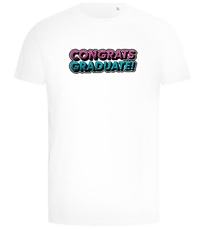 Congrats Graduate Design - Comfort men's t-shirt_WHITE_front