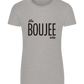 The Boujee One Design - Basic women's fitted t-shirt_ORION GREY_front