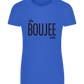 The Boujee One Design - Basic women's fitted t-shirt_ROYAL_front