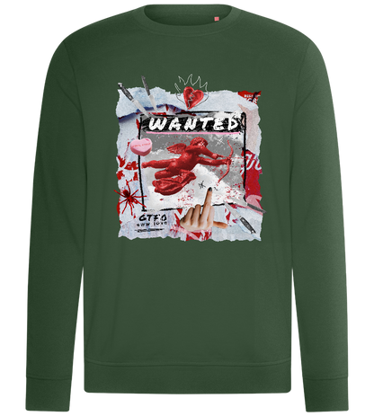 Anti Valentine's Day Design - Comfort unisex sweater_GREEN BOTTLE_front