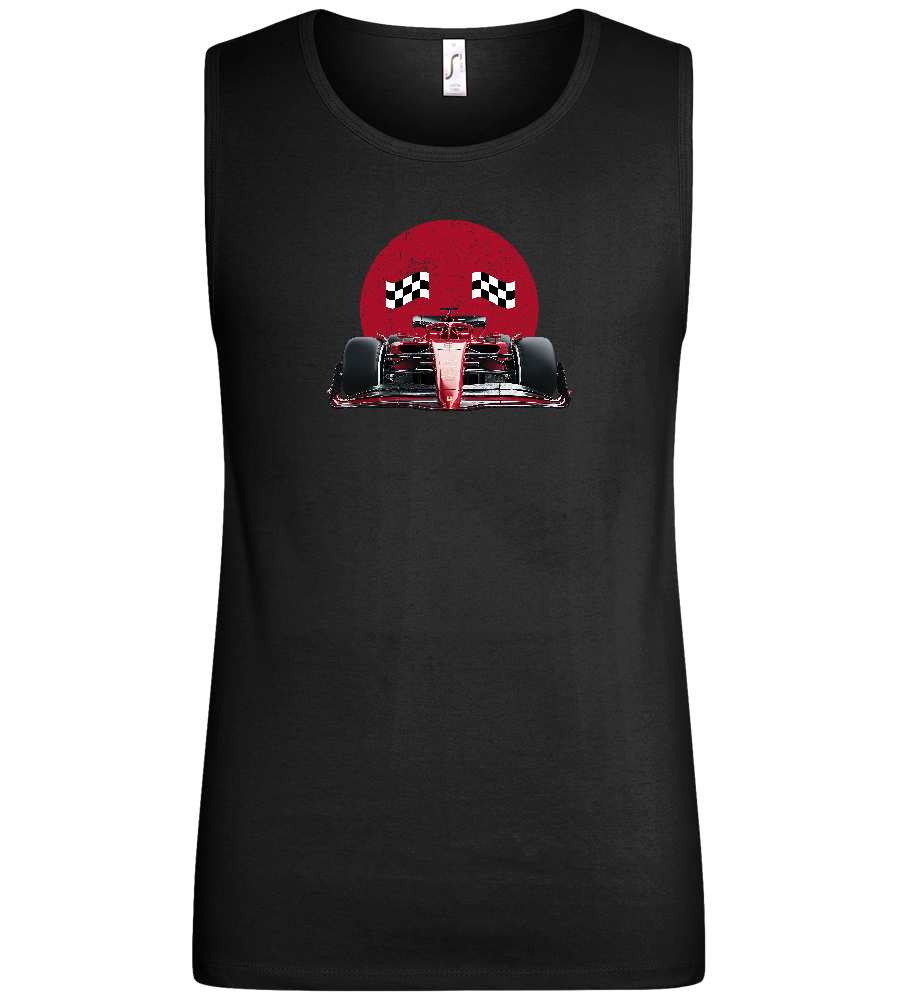 Speed Demon Design - Basic men's tank top_DEEP BLACK_front