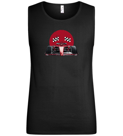 Speed Demon Design - Basic men's tank top_DEEP BLACK_front