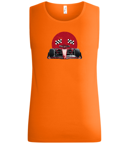 Speed Demon Design - Basic men's tank top_ORANGE_front