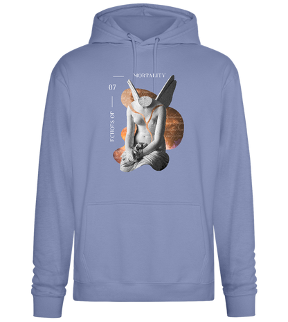 Echoes of Mortality Design - Premium Essential Unisex Hoodie_BLUE_front