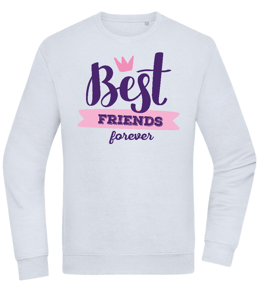 Best Friends Forever 1 Design - Comfort Essential Unisex Sweater_CREAMY BLUE_front