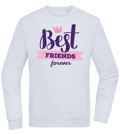 Best Friends Forever 1 Design - Comfort Essential Unisex Sweater_CREAMY BLUE_front