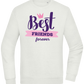 Best Friends Forever 1 Design - Comfort Essential Unisex Sweater_CREAMY GREEN_front