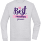 Best Friends Forever 1 Design - Comfort Essential Unisex Sweater_ORION GREY II_front