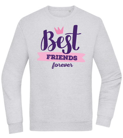 Best Friends Forever 1 Design - Comfort Essential Unisex Sweater_ORION GREY II_front